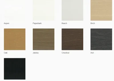 Basswood Pure Wood Colour Range.